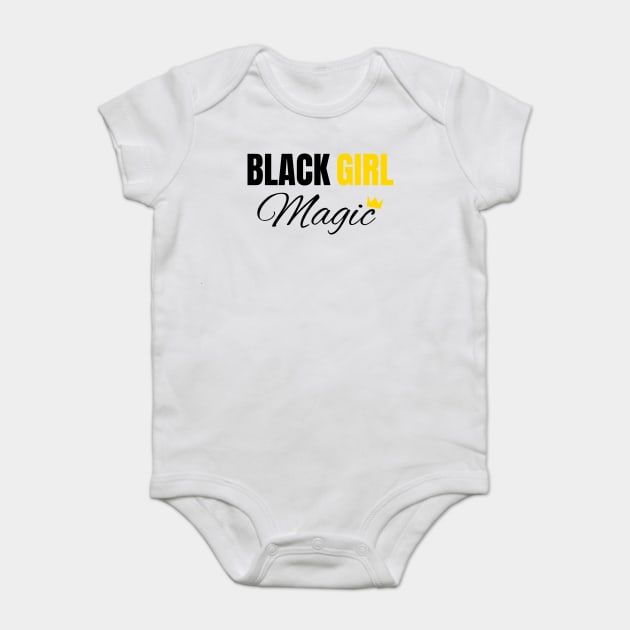 Black Girl Magic, Black History, African American, for Black Women Baby Bodysuit by UrbanLifeApparel